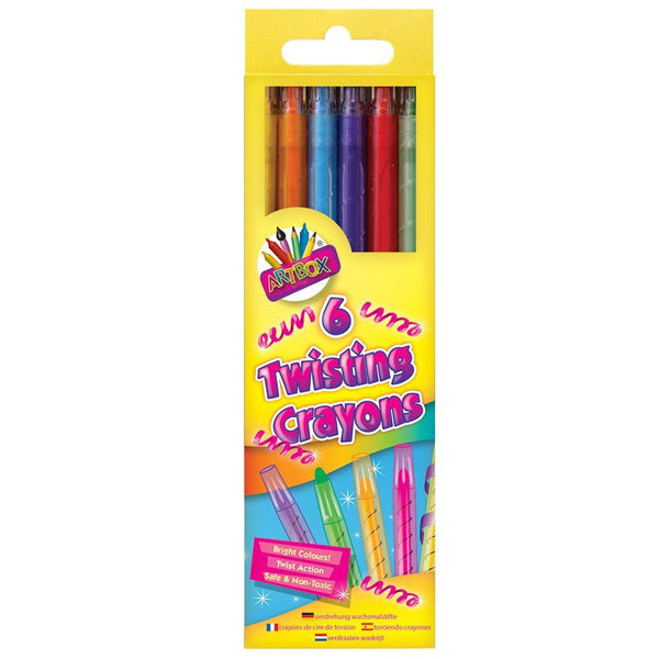 Artbox Twist Action Crayons | 6 Assorted - Choice Stores