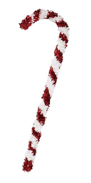 Giant Tinsel Candy Cane | 120cm - Choice Stores