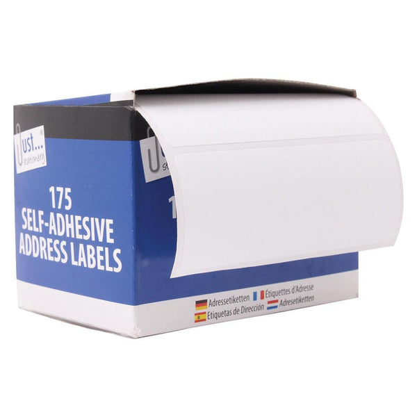 Just Stationery 175 Self Adhesive Address Labels - Choice Stores