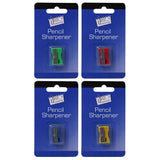Just Stationery Pencil Sharpener | 4 Assorted Colours - Choice Stores