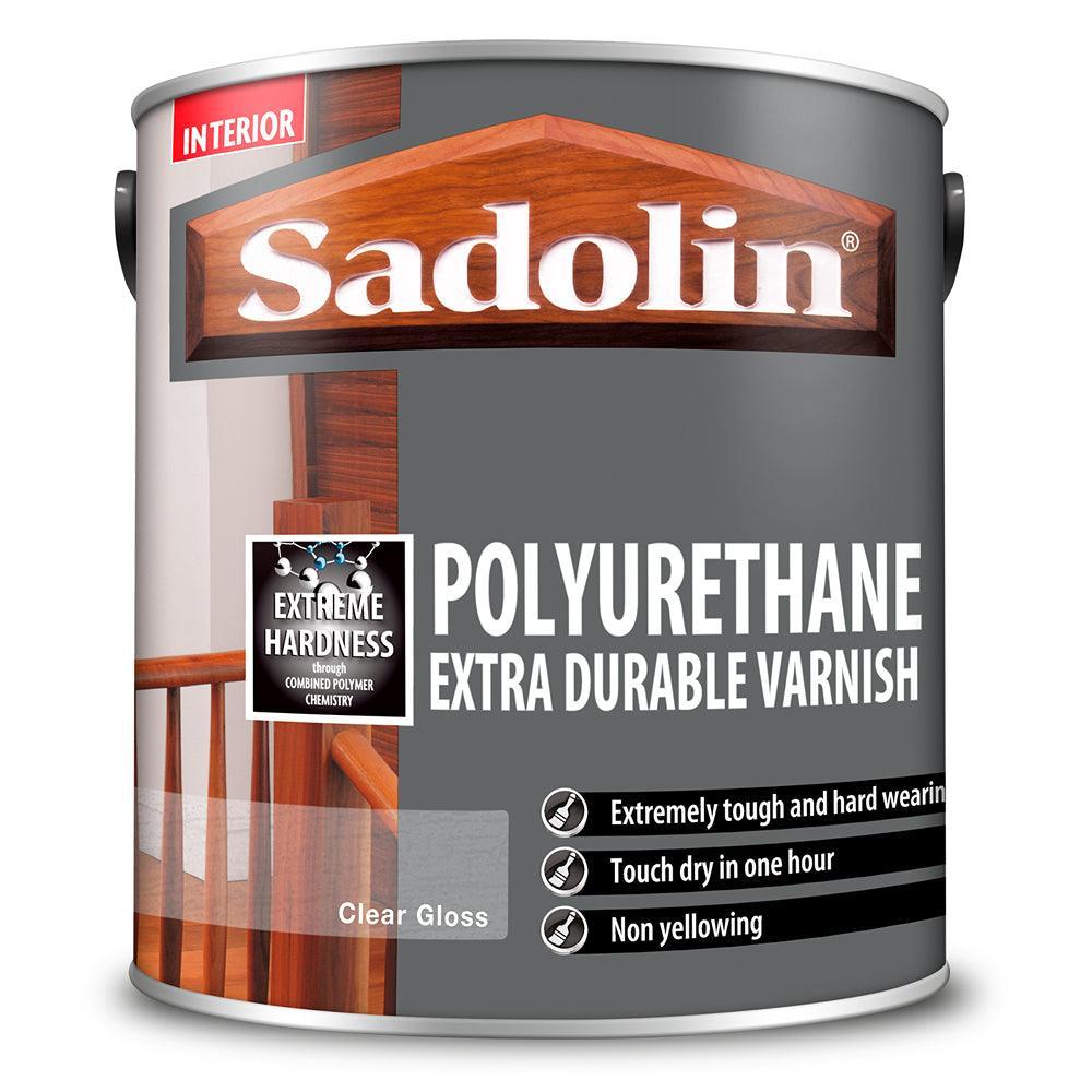 Sadolin Polyurethane Extra Durable Varnish | Clear Gloss - Choice Stores