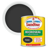 Sandtex Microseal Smooth Masonry Paint | Black - Choice Stores