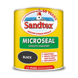 Sandtex Microseal Smooth Masonry Paint | Black - Choice Stores