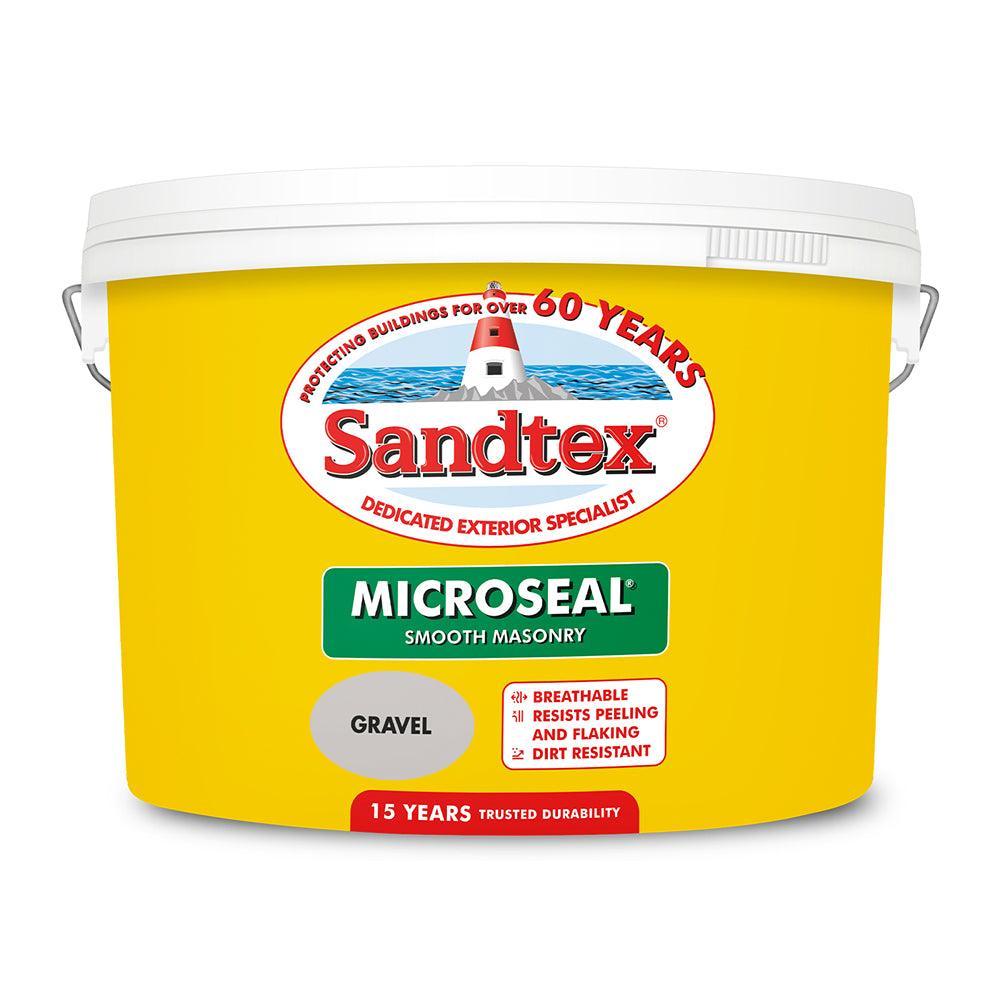 Sandtex Microseal Smooth Masonry Paint | Gravel - Choice Stores