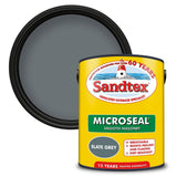 Sandtex Microseal Smooth Masonry Paint | Slate Grey - Choice Stores