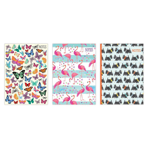 Tallon A6 Hardback Notebook Animals | 3 Assorted - Choice Stores