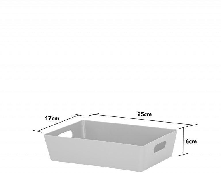 Wham Rectangular Studio Storage Basket 4.01 | 25cm x 17cm x 6cm - Choice Stores