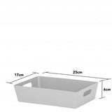 Wham Rectangular Studio Storage Basket 4.01 | 25cm x 17cm x 6cm - Choice Stores