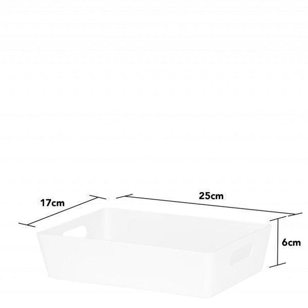 Wham Rectangular Studio Storage Basket 4.01 | 25cm x 17cm x 6cm - Choice Stores