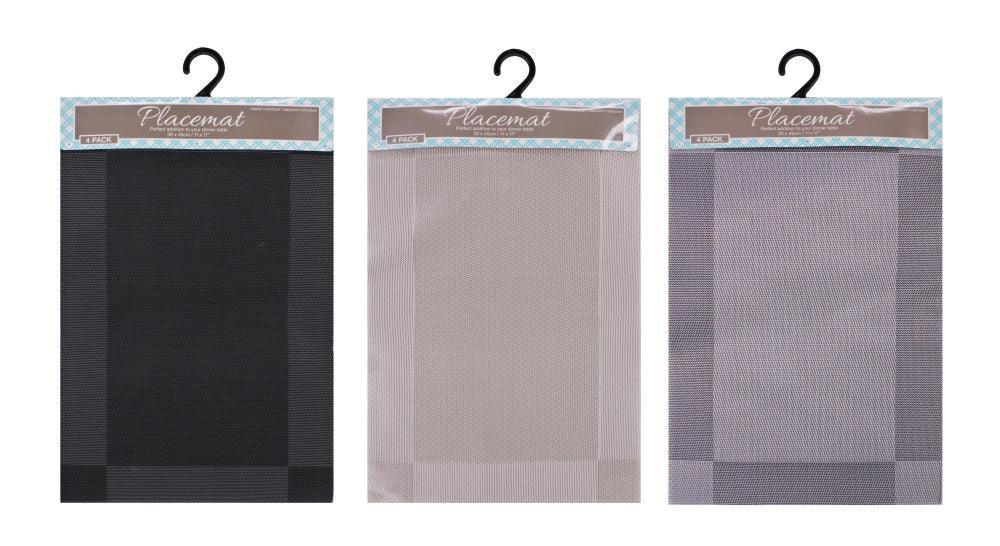 Woven Placemat 30 x 45cm 4pk | Instore Only - Choice Stores
